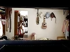 Skjulte cam, meksikanske kone dressing etter bath(2)