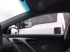 Hun kunne ikke slutte å se. Dick flash