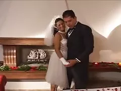 Brasilianske brud bryllup natt fuck