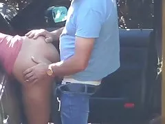Fire menn fuck sexy latina prostituert i skogen