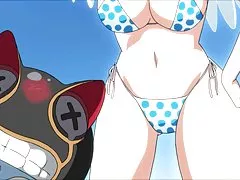 Sexy ecchi bryting tegneserie