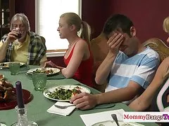Busty milf pussyfucked doggystyle i threeway