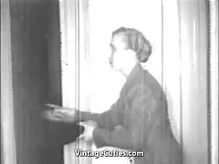 Kul bang og oralsex før sengetid (1930-tallet vintage)