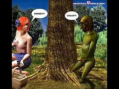 3D tegneserie st. patrick day