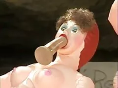 Vintage morsomme horror film parodi med dildo