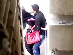 Fanget fucking i offentlige