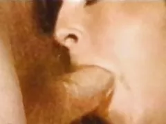 Blond babe dp vintage loop
