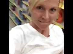 Sexy milf supermarked flash