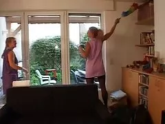 Tyske rengjøring kvinner