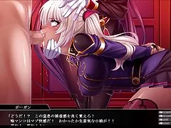 Animert hentai hals fuck